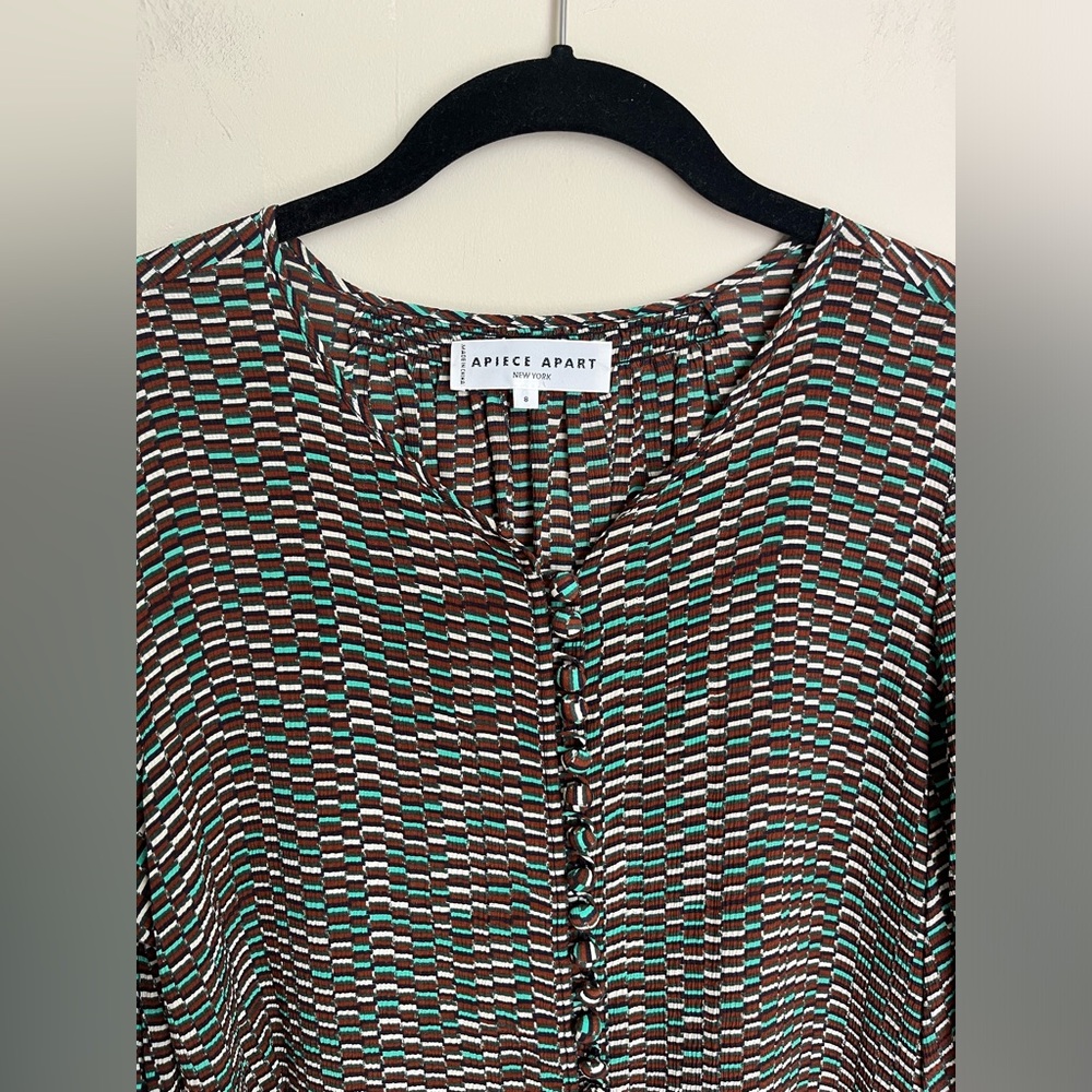apiece apart 100% silk top